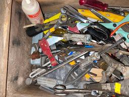 Wood Crate Full of Hand Tools