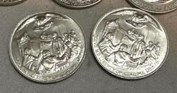 10 American Bicentennial Commemorative Coins