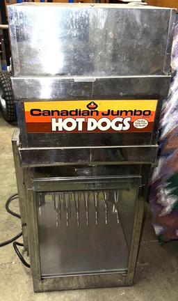 Glenray Hot Dog Maker with Bun Warmer - works
