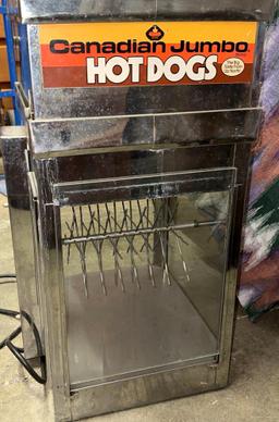 Glenray Hot Dog Maker with Bun Warmer - works