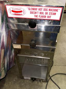 Glenray Hot Dog Maker with Bun Warmer - works