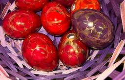 8 Colorful Pottery Eggs