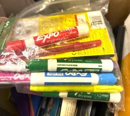 Office Lot- Desk Lamp, Photo Paper, Expo Markers, Envelopes, Clipboard etc
