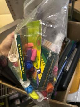 Office Lot- Desk Lamp, Photo Paper, Expo Markers, Envelopes, Clipboard etc