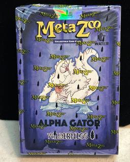 New Sealed Meta Zoo Alpha Gator Wilderness 1st Edition Cards
