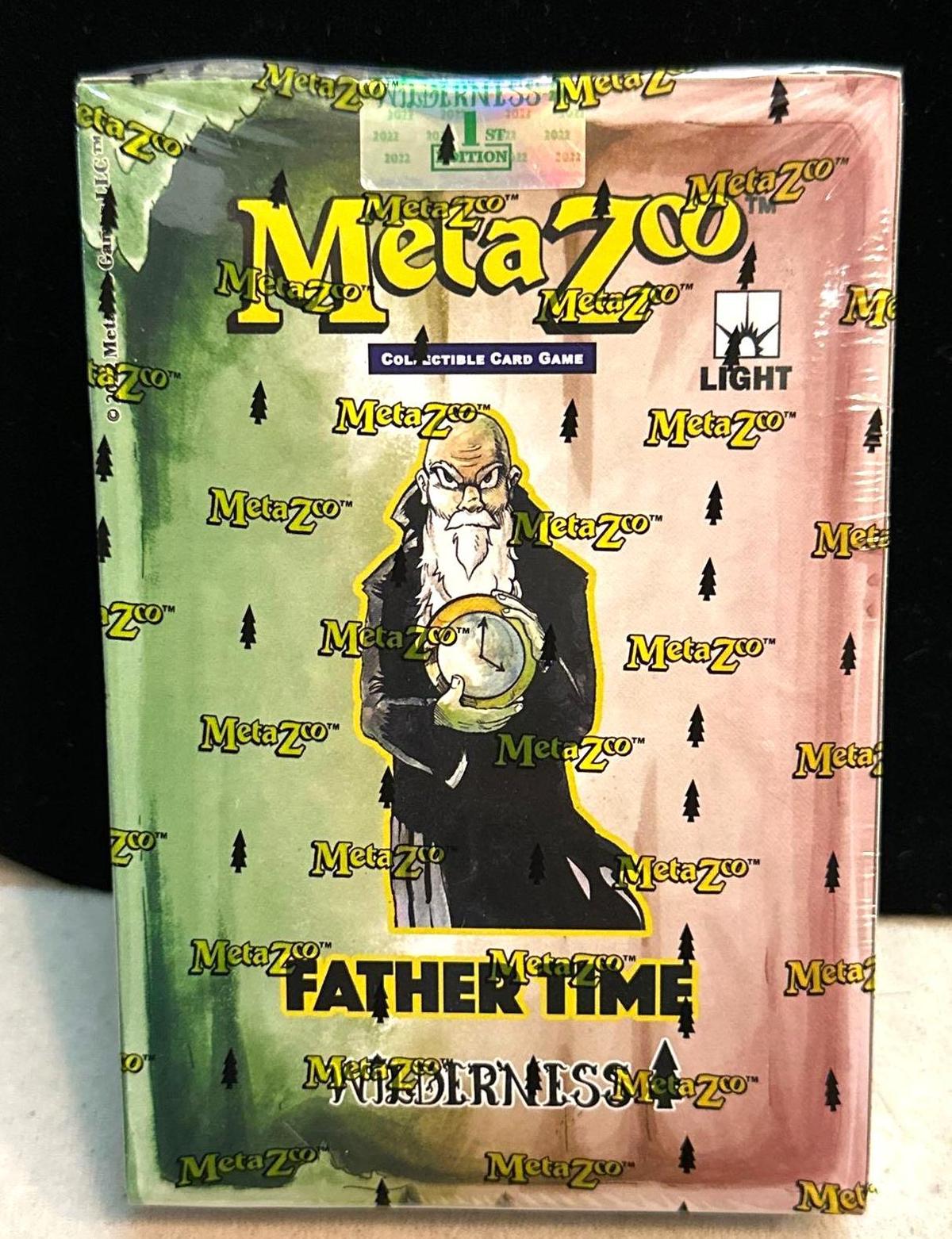 New Sealed Meta Zoo Father Time Wilderness 1st Edition Cards