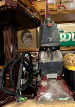 Hoover Power Scrub Deluxe Carpet Cleaner- Works
