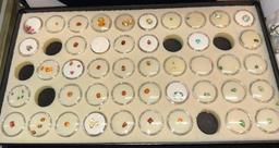 Tray of Gemstones in Capsules- Tons of Gemstones