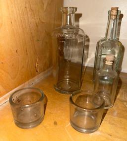 12 Turn of the Century Glass Bottles