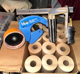 New Case of Trimaco Masking Paper 9" x60 Yards each and Tape Dispensers