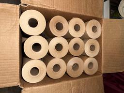 New Case of Trimaco Masking Paper 9" x60 Yards each and Tape Dispensers