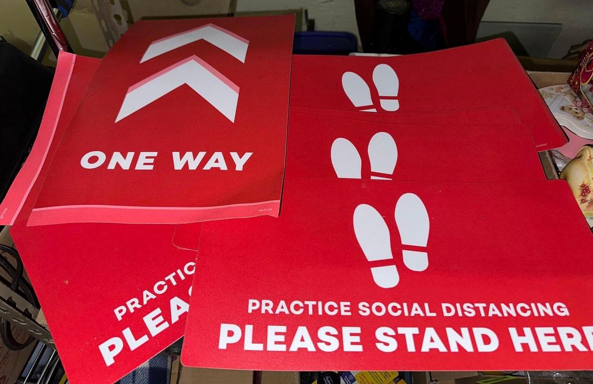 New Covid/ social distancing Signage