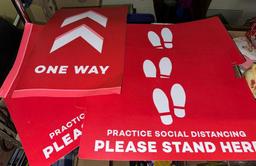 New Covid/ social distancing Signage