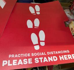 New Covid/ social distancing Signage
