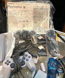 Sony PlayStation Console, 3 Controllers, Case and More