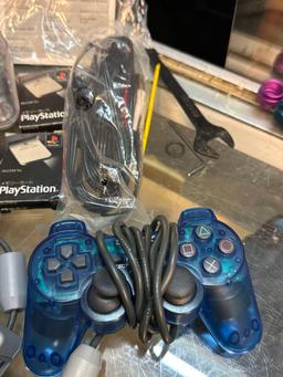 Sony PlayStation Console, 3 Controllers, Case and More