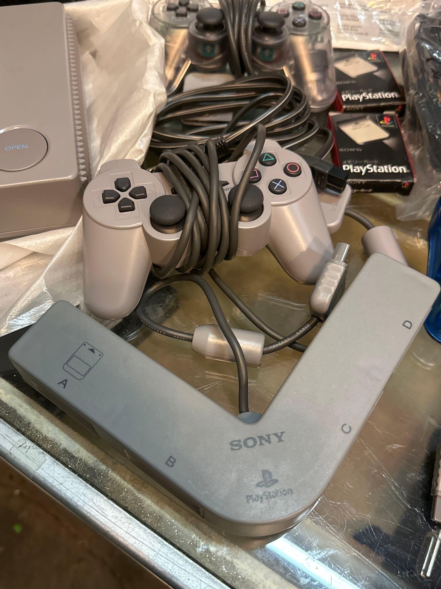 Sony PlayStation Console, 3 Controllers, Case and More
