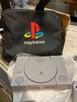 Sony PlayStation Console, 3 Controllers, Case and More
