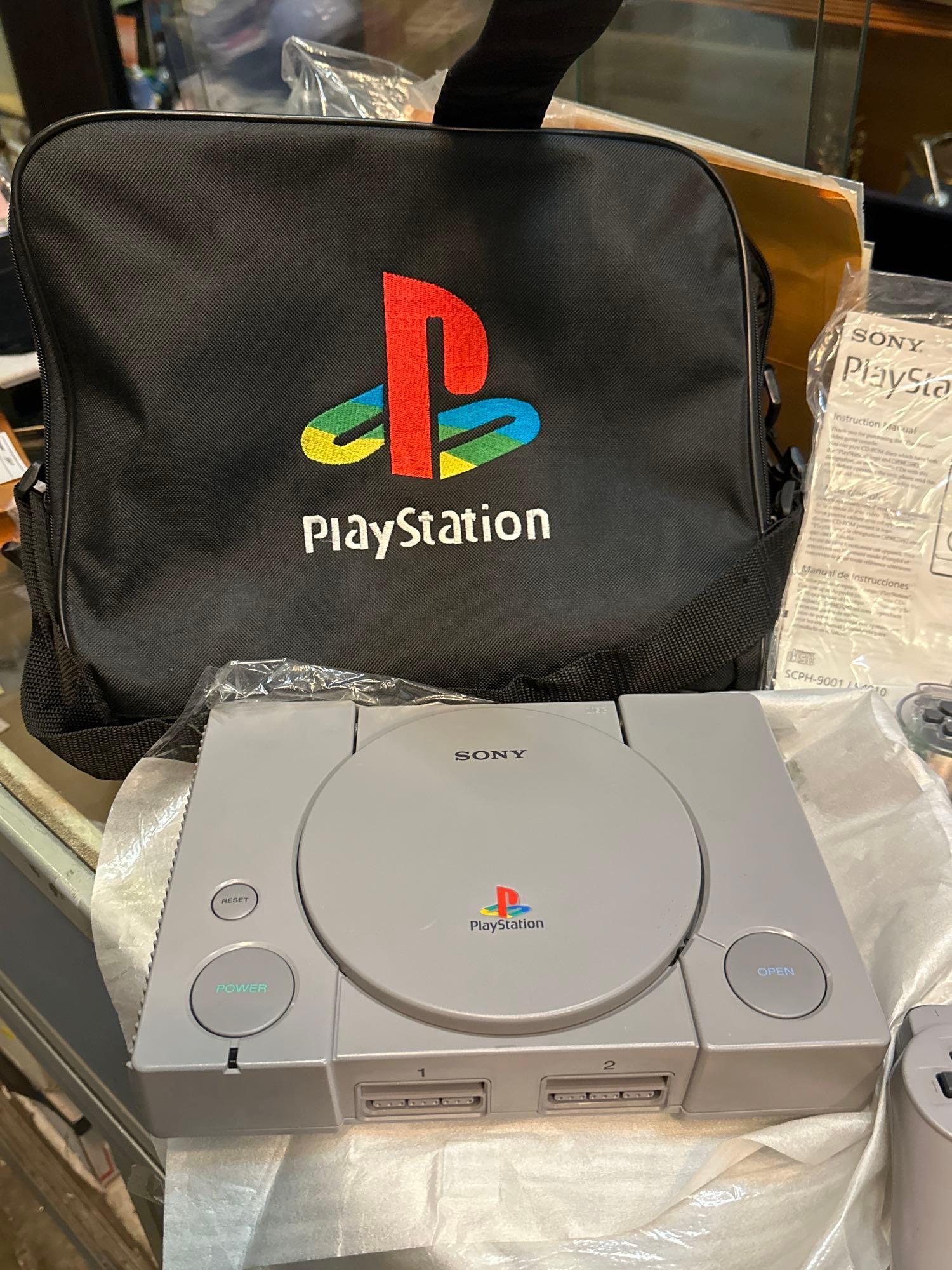 Sony PlayStation Console, 3 Controllers, Case and More