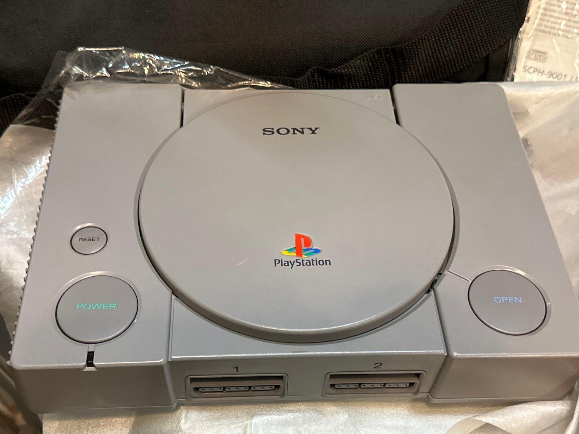 Sony PlayStation Console, 3 Controllers, Case and More