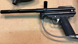 Piranha Paintball Gun and Mask