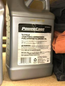 Bar & Saw Chain Lubricant and 4 cycle Tractor/Lawnmower Engine Oil