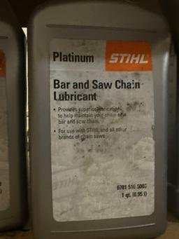 Bar & Saw Chain Lubricant and 4 cycle Tractor/Lawnmower Engine Oil