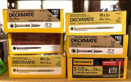 6 Boxes of Deck mate Screws