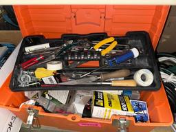 Tool Box full of electrical Tools and Supplies