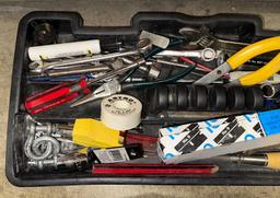 Tool Box full of electrical Tools and Supplies