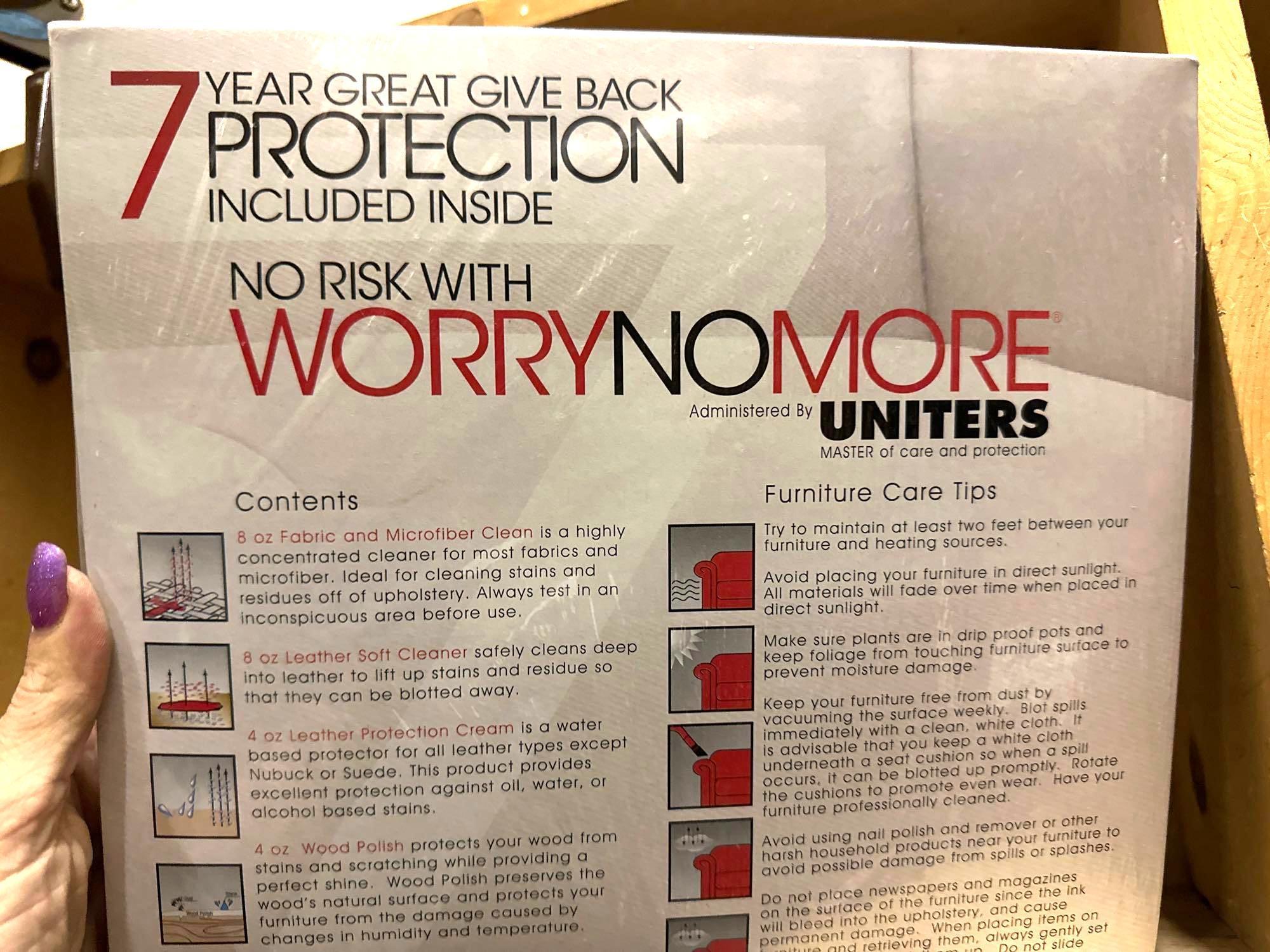 2 New Worry No More Care and Protection Kits and New Felt Furniture pads