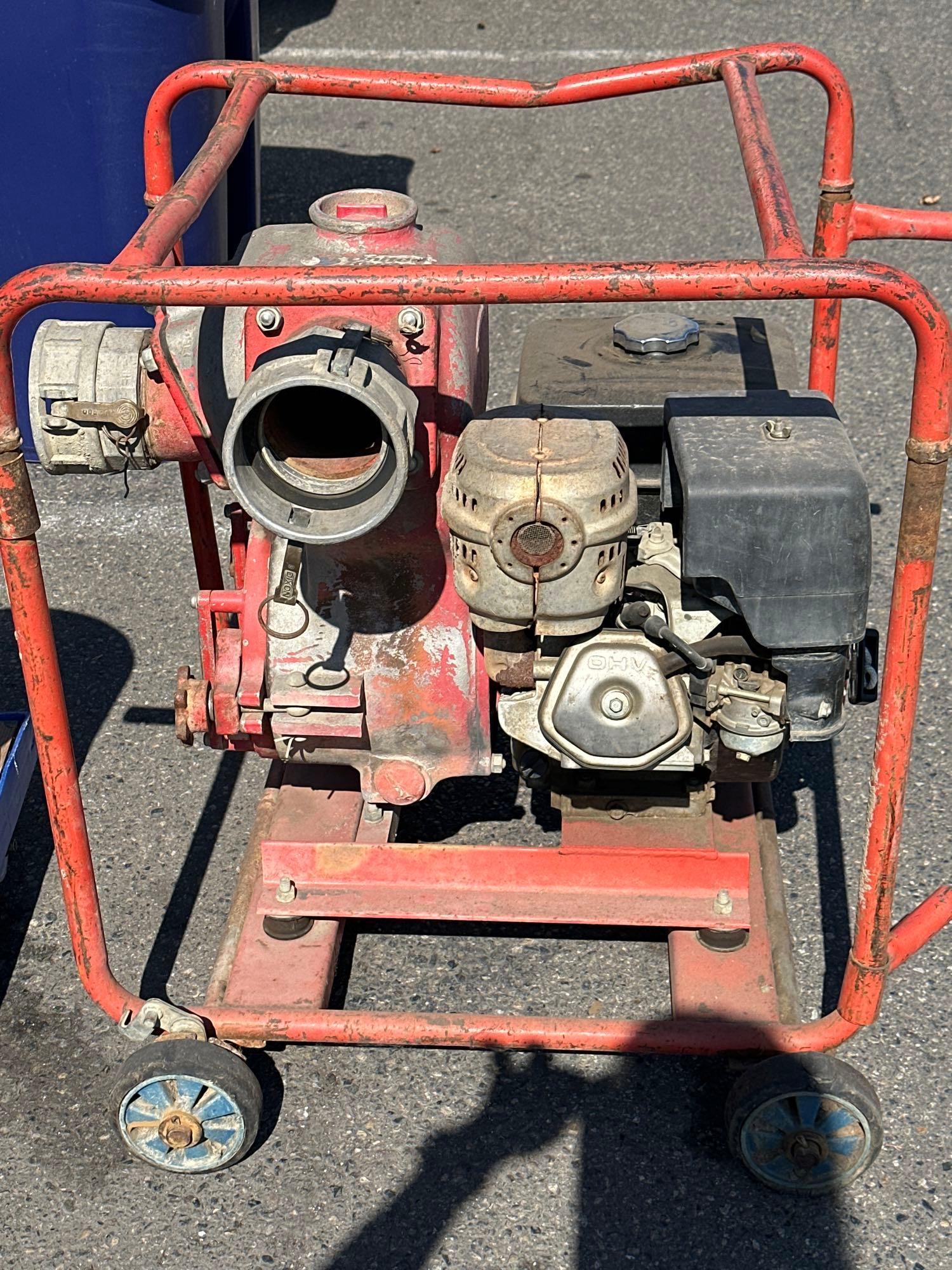 MQ Contractor 4" Trash Pump with Hoses-