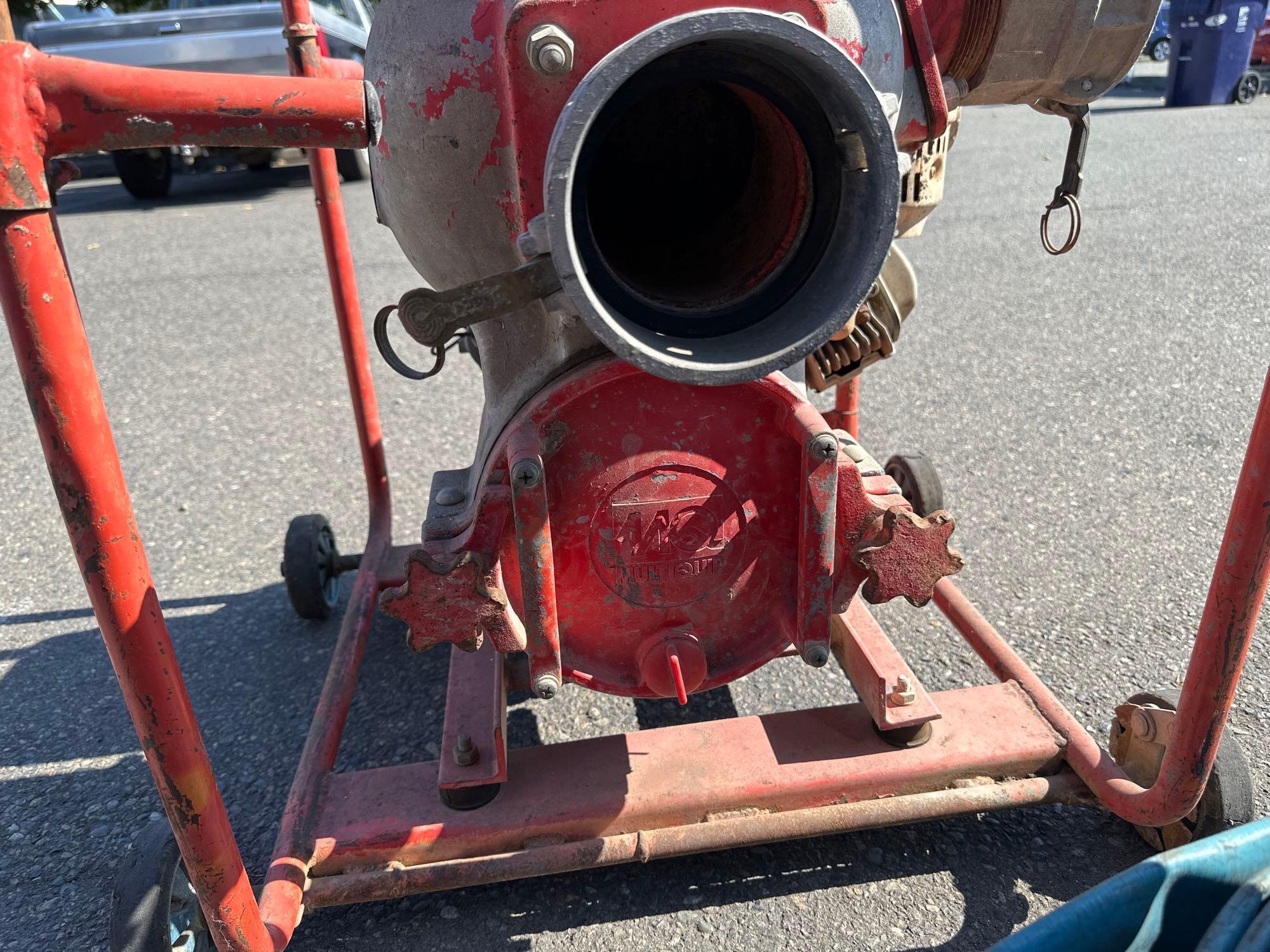 MQ Contractor 4" Trash Pump with Hoses-