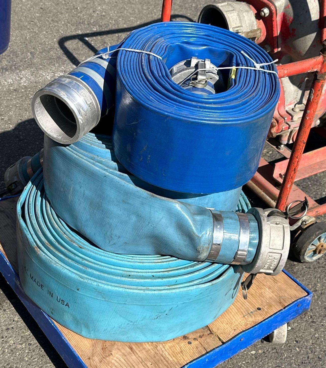 MQ Contractor 4" Trash Pump with Hoses-