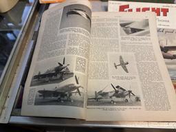 4 Copies of Flight Air Craft Magazines 1938 and 1945
