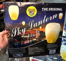 10 Sealed Original Sky Lanterns