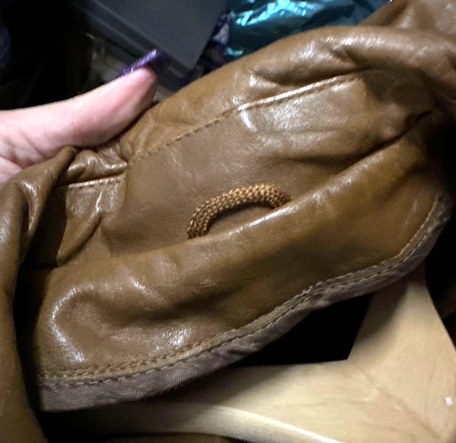 Vintage Leather Jacket- In Great Shape- Looks to be a Large
