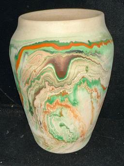 Native American Nemadji Pottery from Minnesota 7" Tall