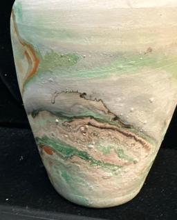 Native American Nemadji Pottery from Minnesota 7" Tall