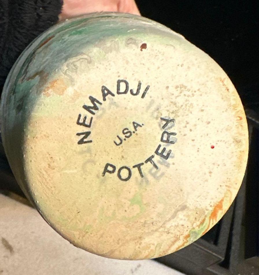 Native American Nemadji Pottery from Minnesota 7" Tall