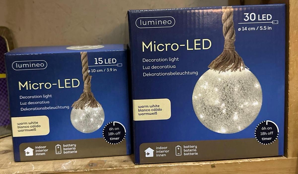 2 New Lumineo Micro-LED Decoration lights