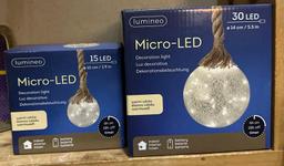 2 New Lumineo Micro-LED Decoration lights