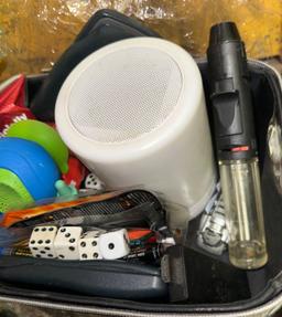 Sling Shot, Speaker, Water Balloons, Dice etc