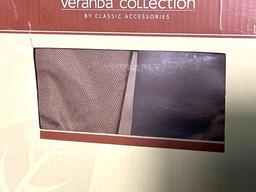 NIB Classic Accessories Veranda Patio Sectional L-shape Lounge set Cover