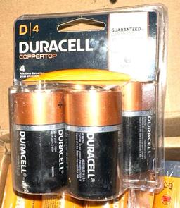 21 New D Batteries and 8 New C Batteries