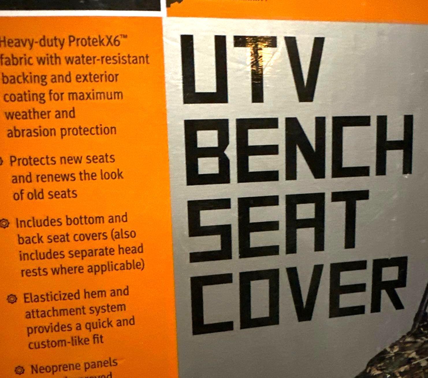 NIB Classic Accessories Quad Gear UTV Bench Seat Cover