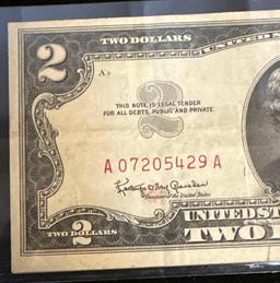 1963 Red Seal $2 Bill