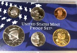 United states Mint Proof Set 2005- 11 Coins Total (Penny to Dollar)