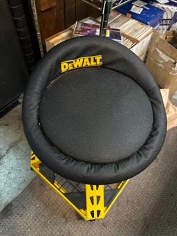 Heavy Duty Dewalt Roller Adjustable Chair- holds up to 400lbs