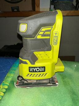 Ryobi palm Sander and Sawzall- both work but need batteries